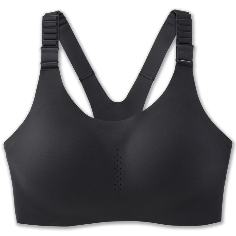 Brooks Women's Dare Racerback 2.0 Sports Running Bra Singapore - Asphalt/DarkGey (29751-XAWU)